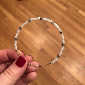 Alex and Ani beaded bangle